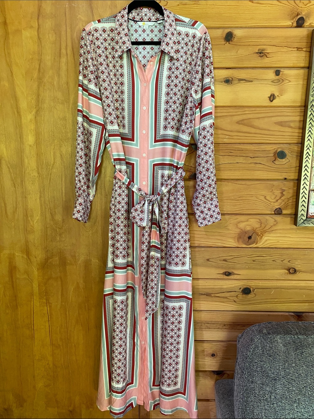 Boden Silk Blend Maxi Dress - Picture 2 of 8